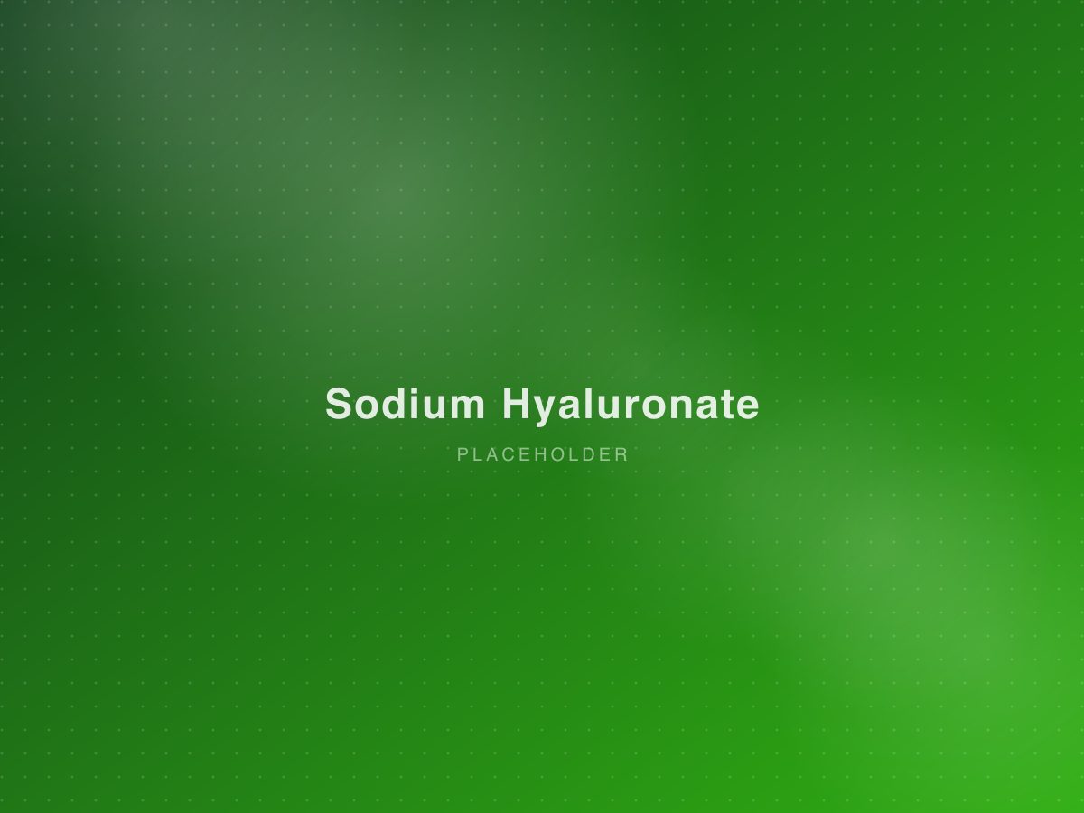 玻尿酸鈉 (Sodium Hyaluronate) 2